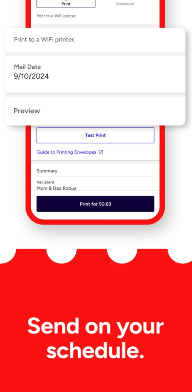 Stamps.com iOS app screenshot